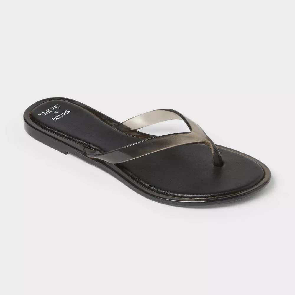 Women's Azalea Jelly Sandals by Shade & Shore | Black Size 7 New With Tags